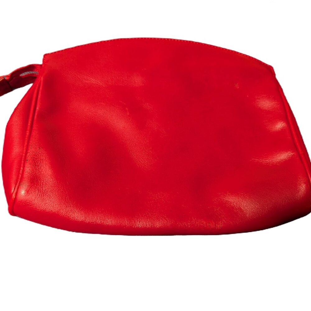 Movado leather clutch makeup bag - FLAW - Picture 2 of 9